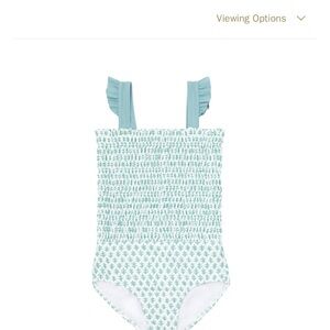 Kids Swimwear in Light green Pattern